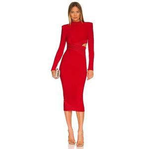 Zhivago Red Midi Dress